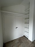 Tablettes de 54mm entre murs &agrave;  Lasne  - Mobilier contemporain sign&eacute; Cr&eacute;a-M